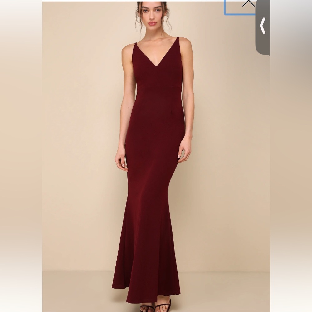 NWT Lulus Melora Plum Purple Sleeveless Maxi Dress